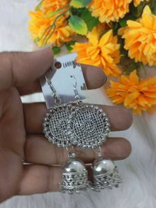 multi designer antic  lock silk handmade earrings