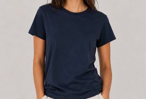 Navy Blue Basic T-Shirt