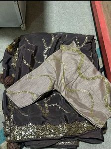 Elegant Sequined Saree