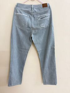 Light Grey Distressed Jeans