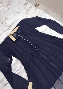 Elegant Navy Blue Kurta