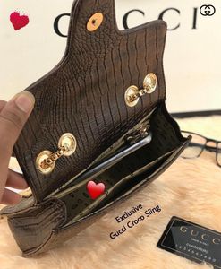 Gucci Croc Sling Bag