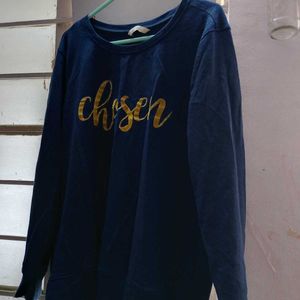 Dnmx Blue "Chosen" Graphic Long Sleeve Top