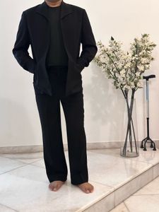 Men’s Classic Black Formal Suit Set – Blazer &amp; Tro