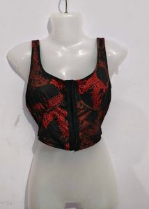 Dragon Print corset top