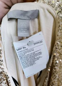 Sales 🌸H&amp;M Sparkly Gold Wrap Dress