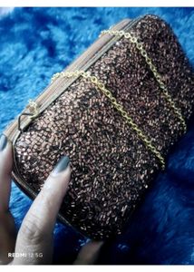 Sparkling Beaded Clutch Bag