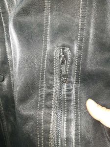 Men's Classic Black Leather Jacket