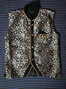 Vintage Style Patterned Vest