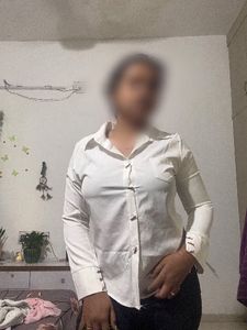 Classic White Button-Up Shirt