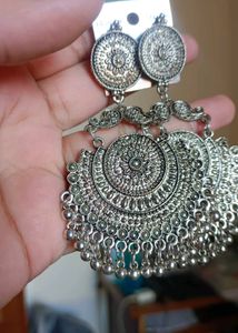 Beautiful Oxidised Earrings Partywear