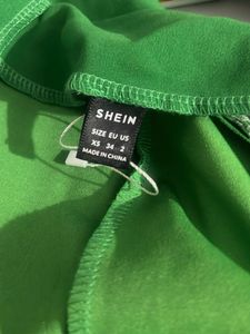 New Green Puff  Blazer n flare trouser