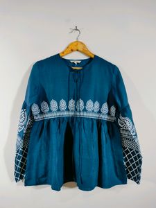 Drak Blue Casual Top (Women's)