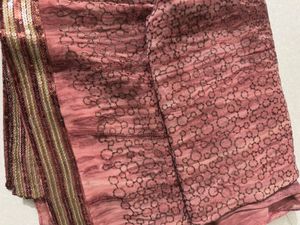 Embellished Pink Saree