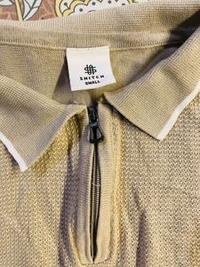 snitch brand Men's Casual Knit Polo Shirt