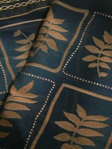 elegant party wear navy blue saree