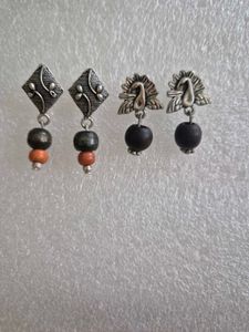 Bohemian Beaded Peacock Earrings