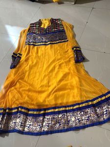 Vibrant Embroidered Anarkali kurta