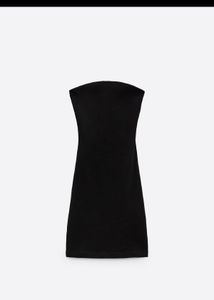 Sleek Black Sleeveless Mini Dress