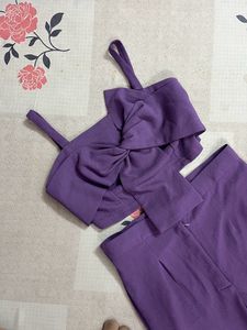 Purple Co Ord Set