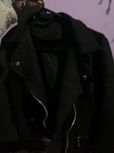 black cropped jacket
