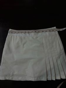 Light Blue Corduroy Mini Skirt