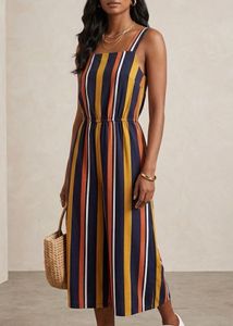 Striped Midi Dress