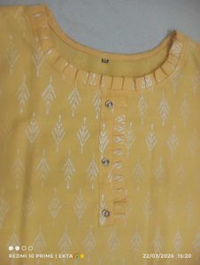 Stylish Yellow Kurta for Women