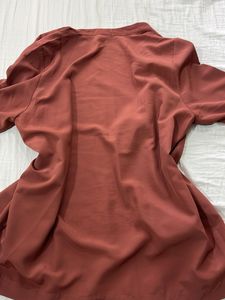 Flowy Rust Colored Blouse