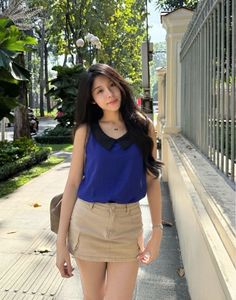 Forever 21 Royal Blue Blouse
