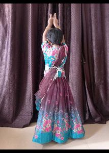 Beautiful Floral Lehenga Choli Set