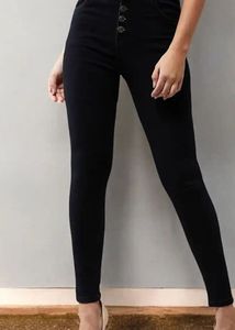 Black High-Waisted Pants