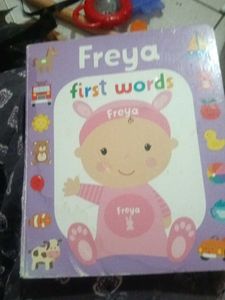 Freya's First Words Board Book