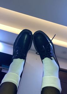 H&M Black Lace-Up Oxford Shoes