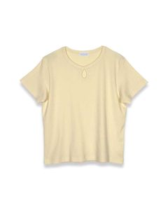 Pale Yellow Basic T-Shirt