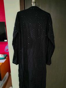 Men Elegant Black Kurta