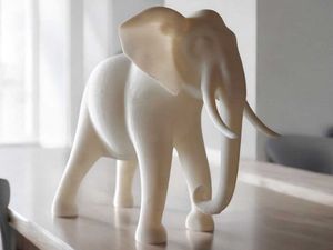 Elephant Showpiece 3d Printed