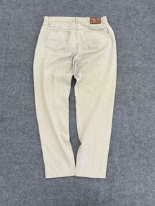 Light Beige Relaxed Fit Jeans
