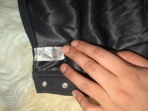 Black Solid Corset