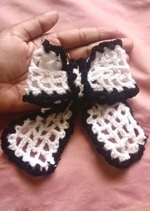 Crocheted aesthetic Bow Hair Clip