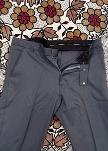 Men's Grey Formal Trousers