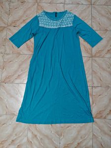 Comfy Blue Nightgown-XL