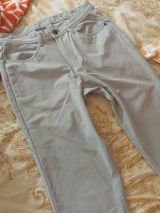 Men's Grey Denim Jeans