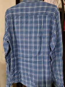 Blue Plaid Reversible Shirt