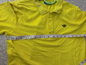 Adidas Yellow Polo T-Shirt