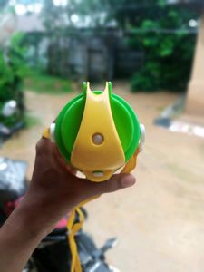 Water Bottle For Kids. Yellow &amp; Green Colour Combination.