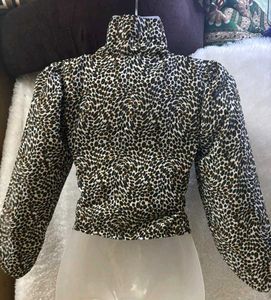 Leopard Print Crop Top