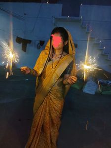 Beautiful Yellow Printed Saree