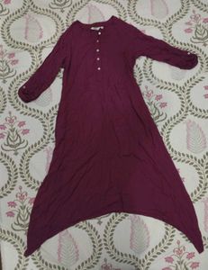 Beautiful Maroon Kurta S