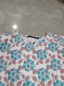 Floral Print Kurta